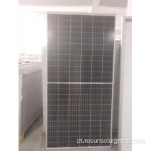 Painéis solares mono de 450 W de meia célula